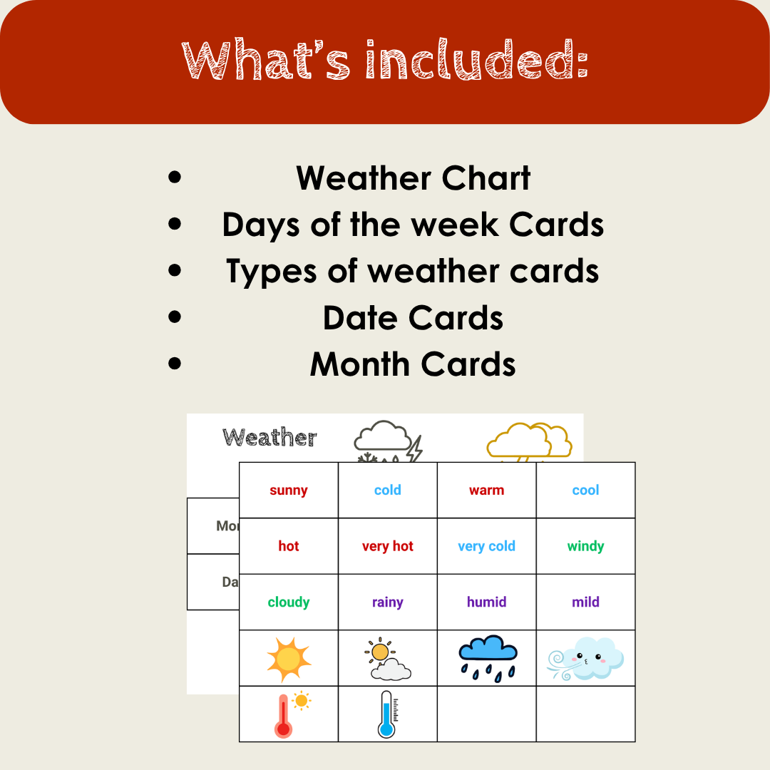PDF-Classroom Weather Chart