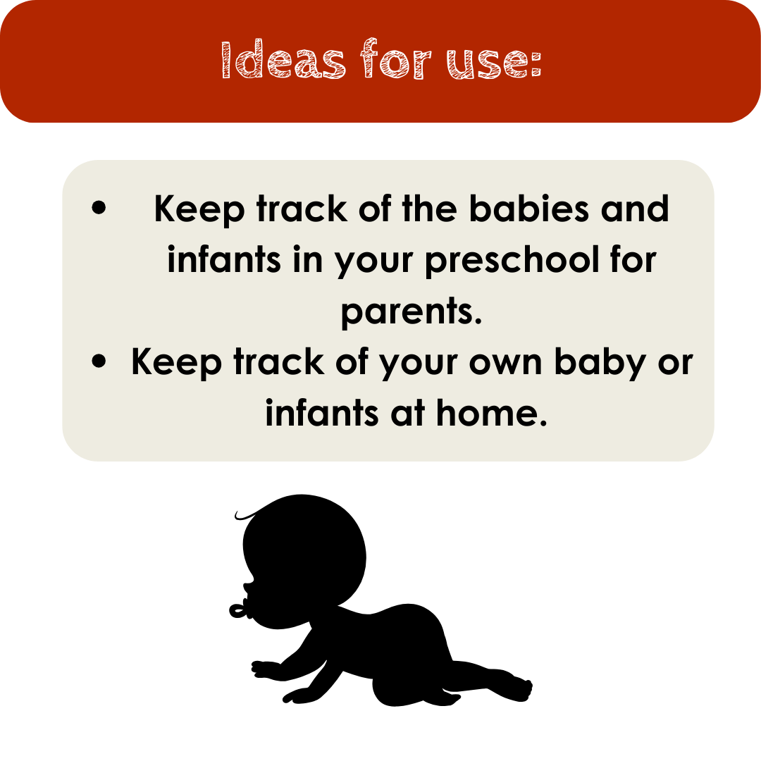 A5 Baby and Infant Log Book