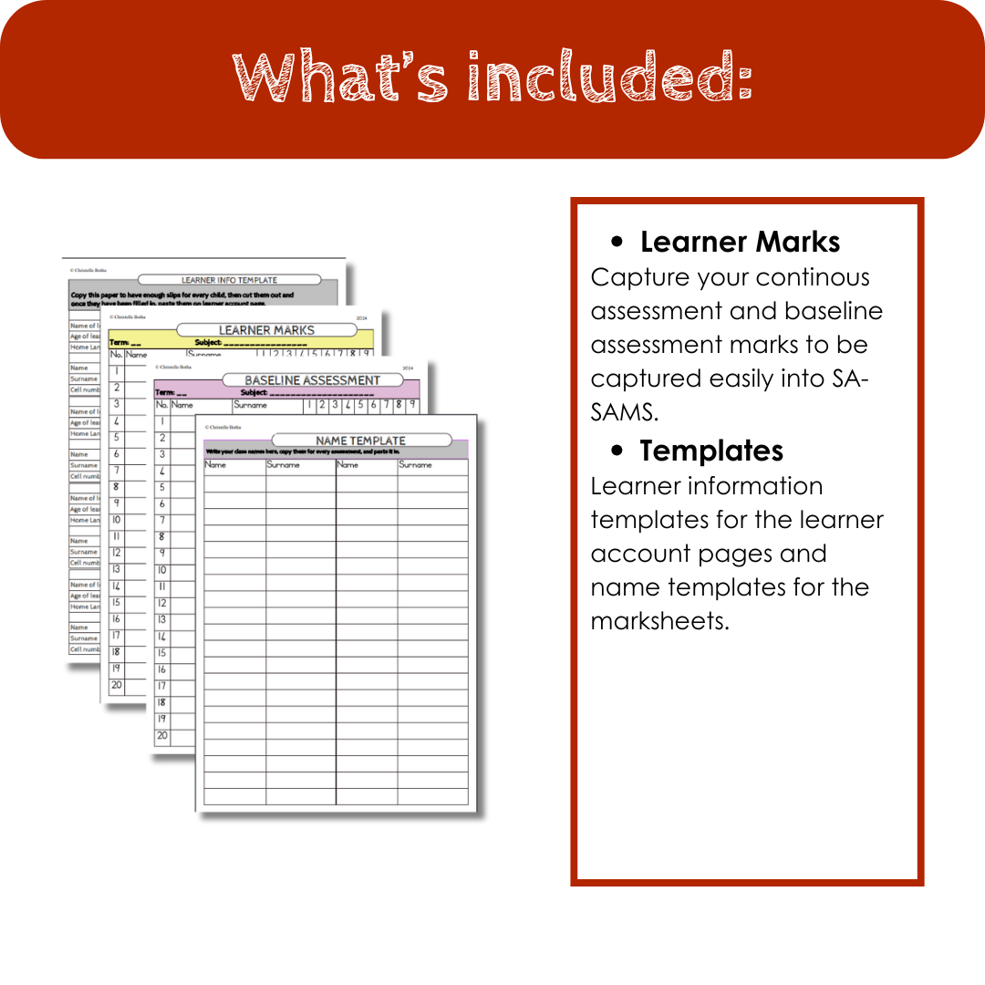 PDF-Teacher's Observation Book-Bee Theme