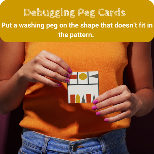 Coding and Robotics: Debugging Peg Cards