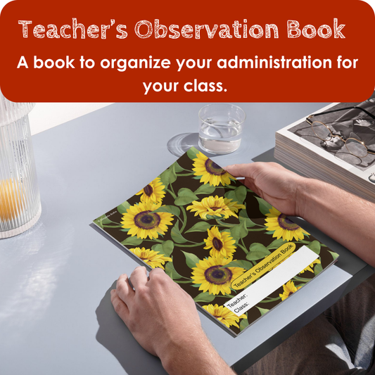 PDF-Teacher's Observation Book-Bee Theme